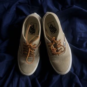 Tan Canvas Vans